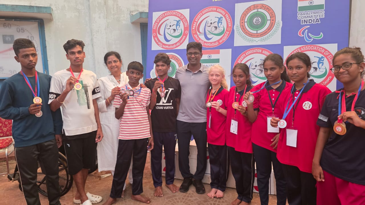 Nethra Vidyalaya Shines at State Para Swimming Competition!