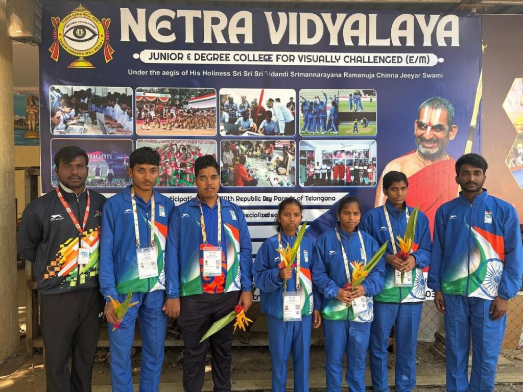 Nethra Vidyalaya Students Shine at Asian Youth Para Games 2025