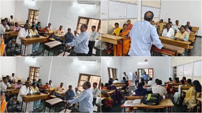 Parents and Teachers Meeting was conducted at Netra Vidyalaya