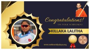Rising Star! Netra Student Killaka Lalitha’s Grand Prix Achievement